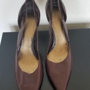 Nine west brown heels size 7
